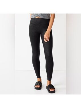 Juniors So Lounge Life High-rise Leggings XS Black NWT